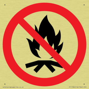Prohibition: No campfire